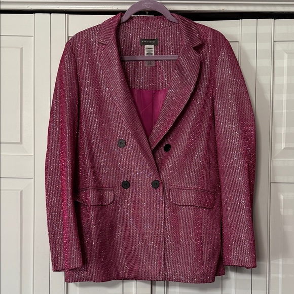 Sans Souci Jackets & Blazers - Shimmering Pink Women's Blazer